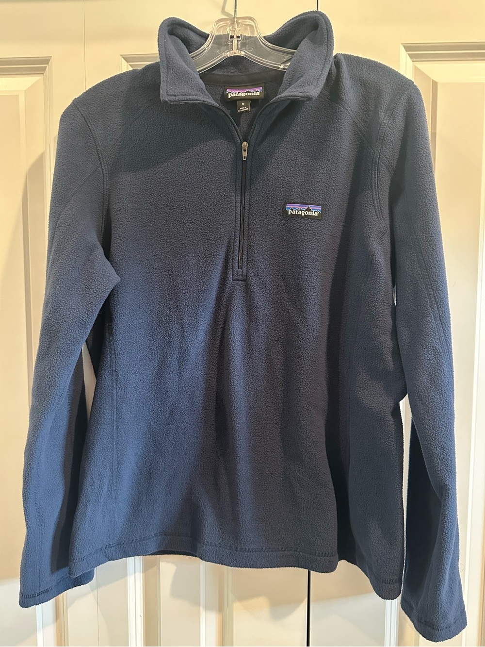 Patagonia Navy Quarter Zip Fleece Pullover